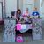 Paparazzi Jewelry Booth at 2012 Watermelon Festival, Dixie Barnes consultant.  Assisting with the booth are Dixe's daughter Becky Sikes, her mom, Opal Thompson, and oldest granddaughter, Regan Ryser. 